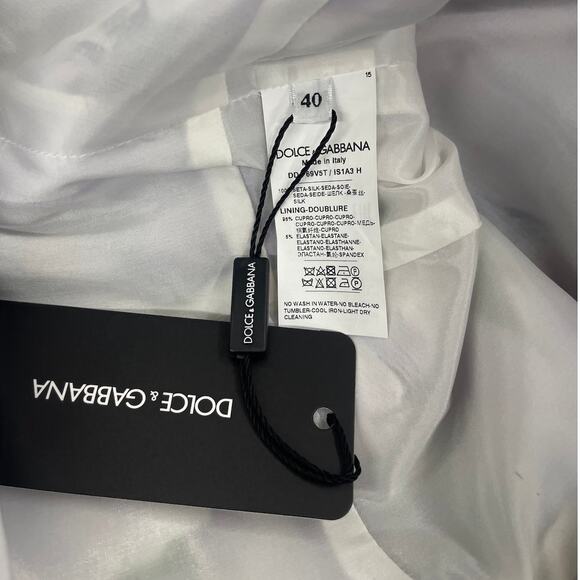 Dolce & Gabbana Purple Anemone Floral Silk Sleeveless Mini Dress 40 S - Picture 5 of 6